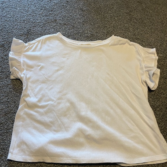 Michael Kors Tops - Michael Kors White Textured Top